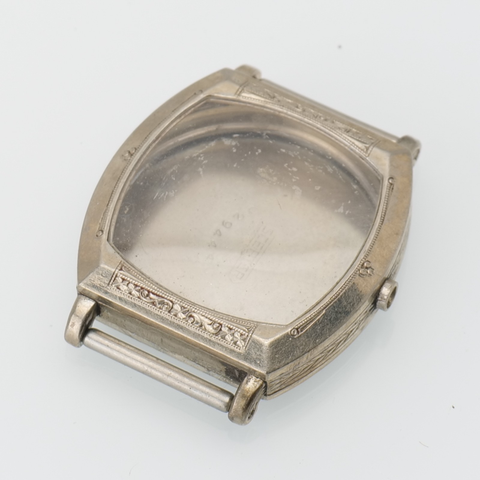 VINTAGE STAR WATCH CO “SCEPTER” WRIST WATCH CASE WHITE GOLD FILLED PART ART DECO