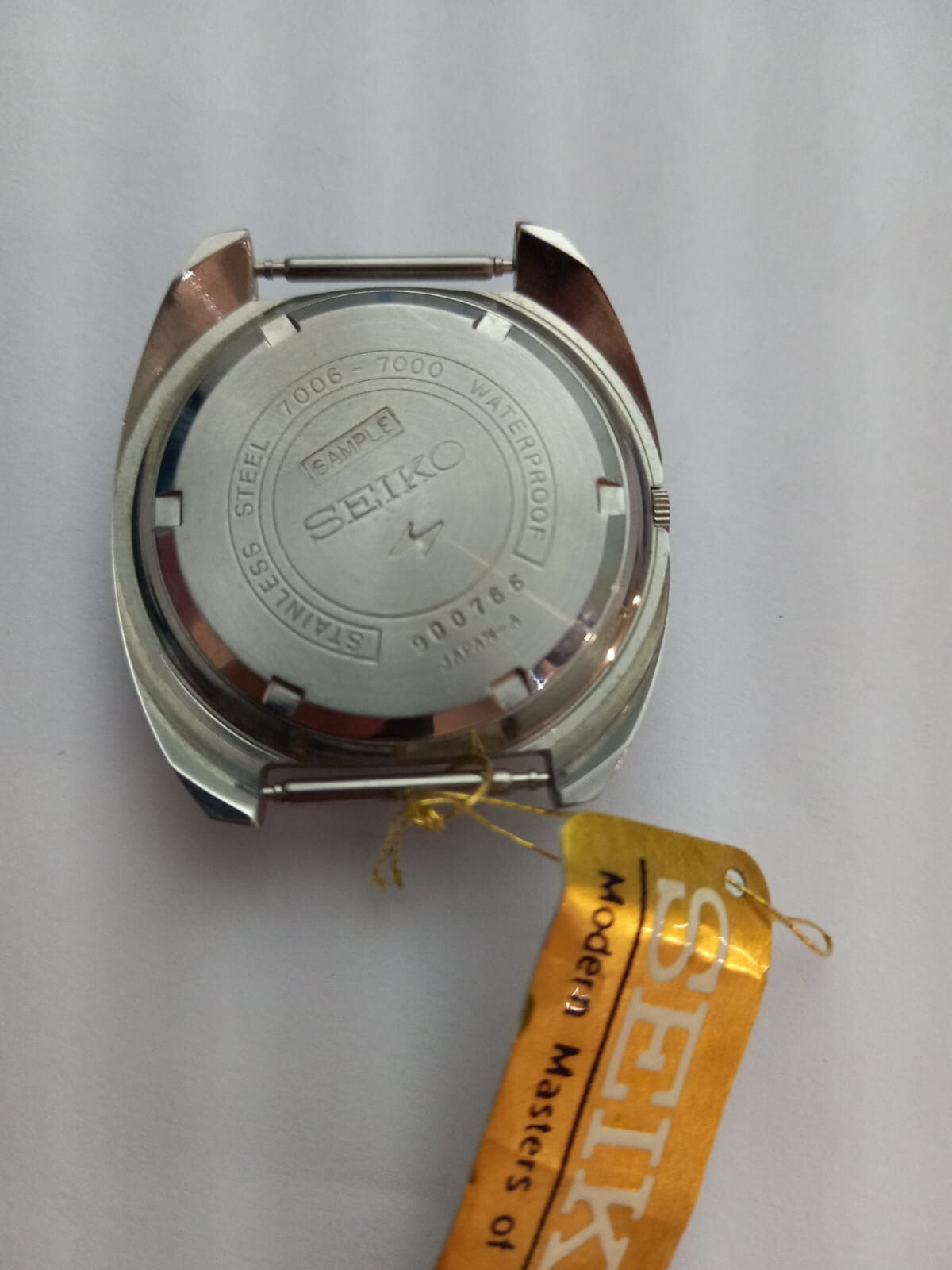 Seiko 7006-7000 Part CASE & Hands & crown Japan – sample NOS 1979