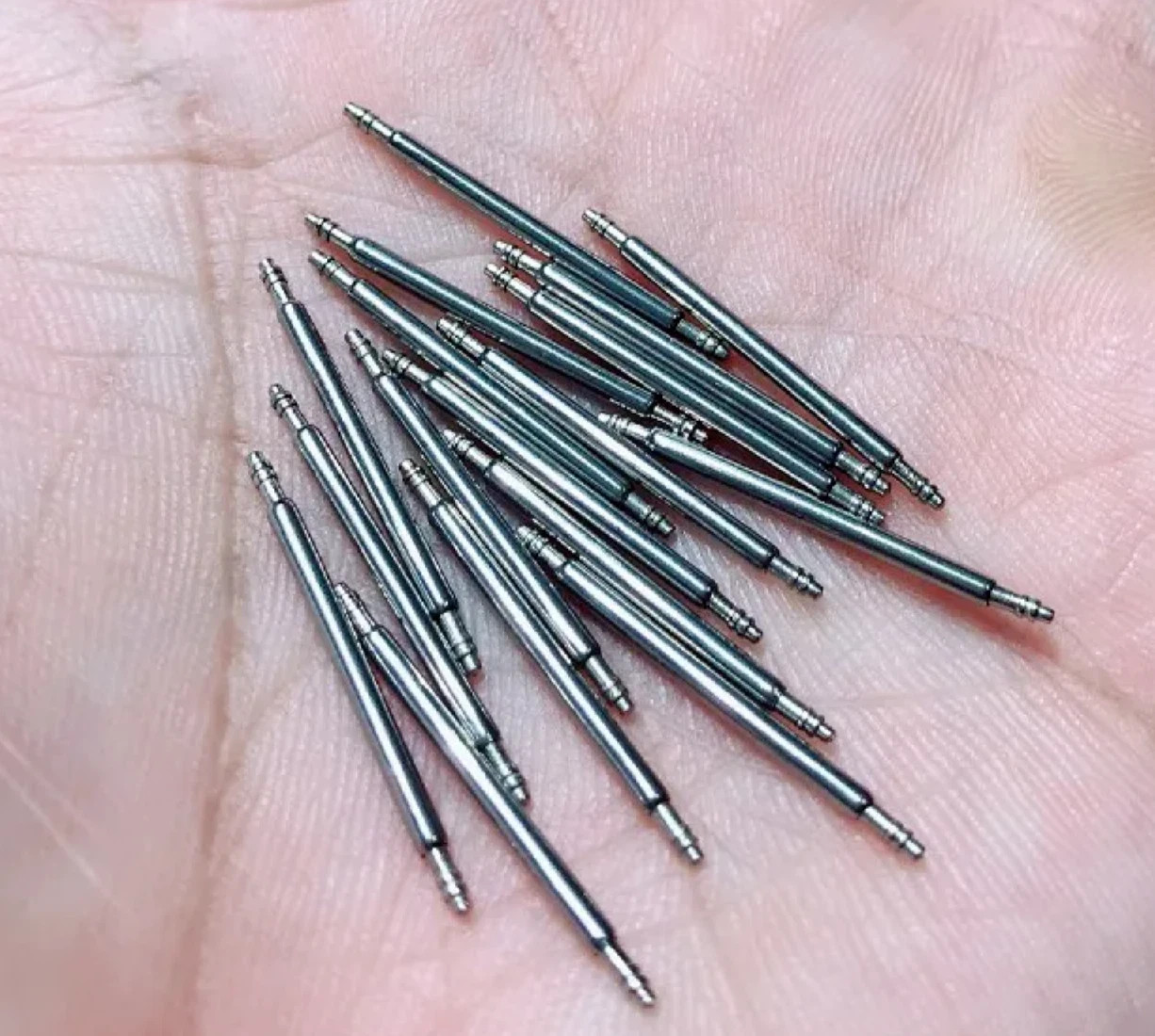 4x Spring Bars Pins Watch Strap Stainless Steel for 16/ 18/ 20/ 22/ 24mm Straps