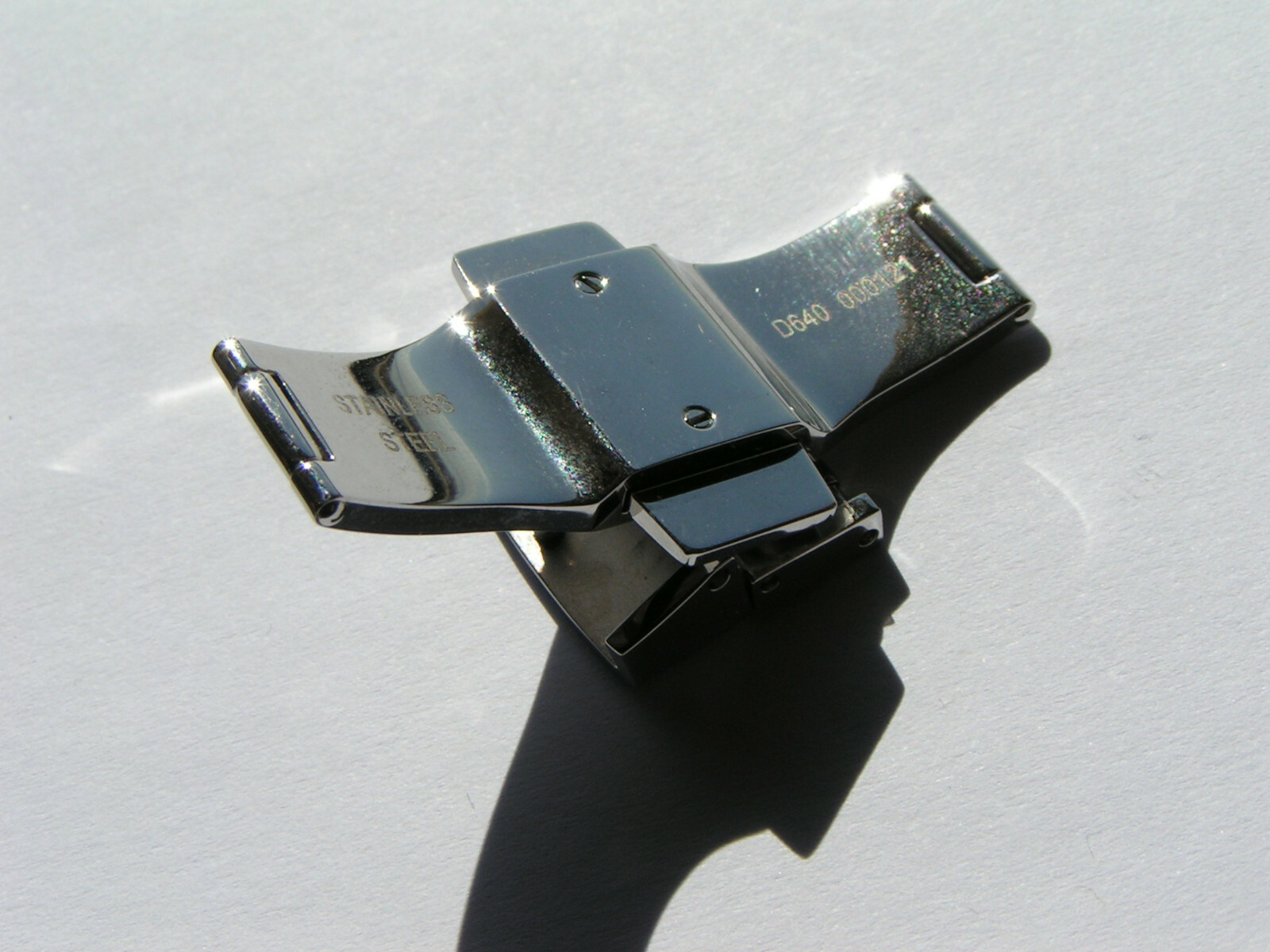 UNION GLASHÜTTE SA D640 000121 Steel 18mm Deployment Deployant Clasp Buckle I519