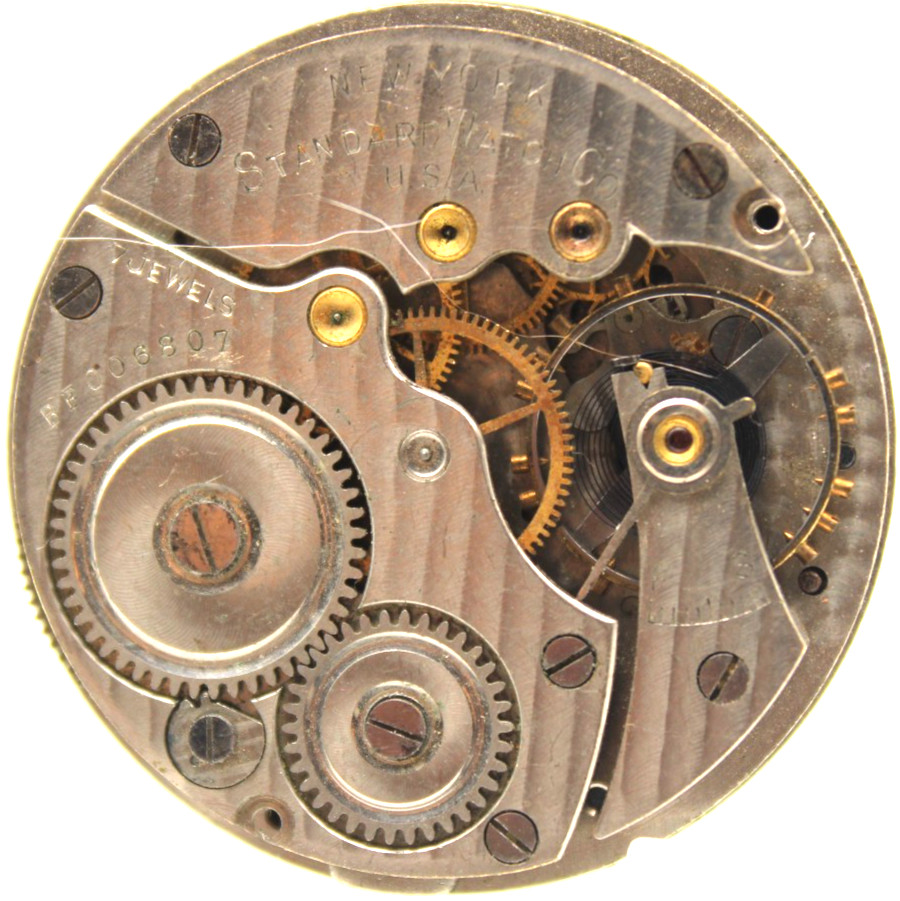 N.Y. STANDARD POCKET WATCH MVMT BF006807 GRADE: EXCELSIOR 0s JEWELS-ARRAY (JQ2)