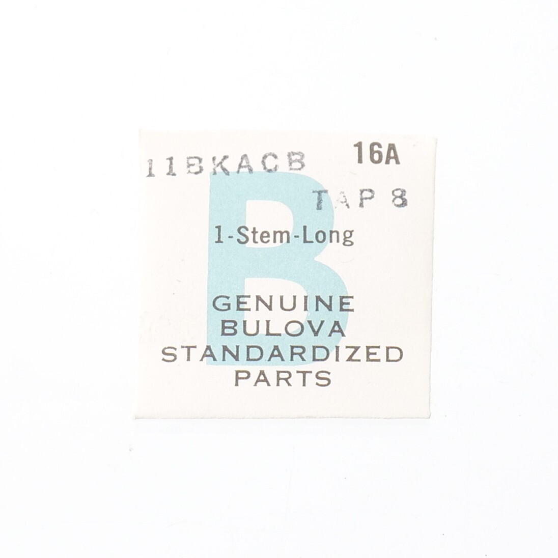 NOS Genuine Bulova Wrist Watch Stem Part #16A For 11BKACB Watchmakers (C7D20)