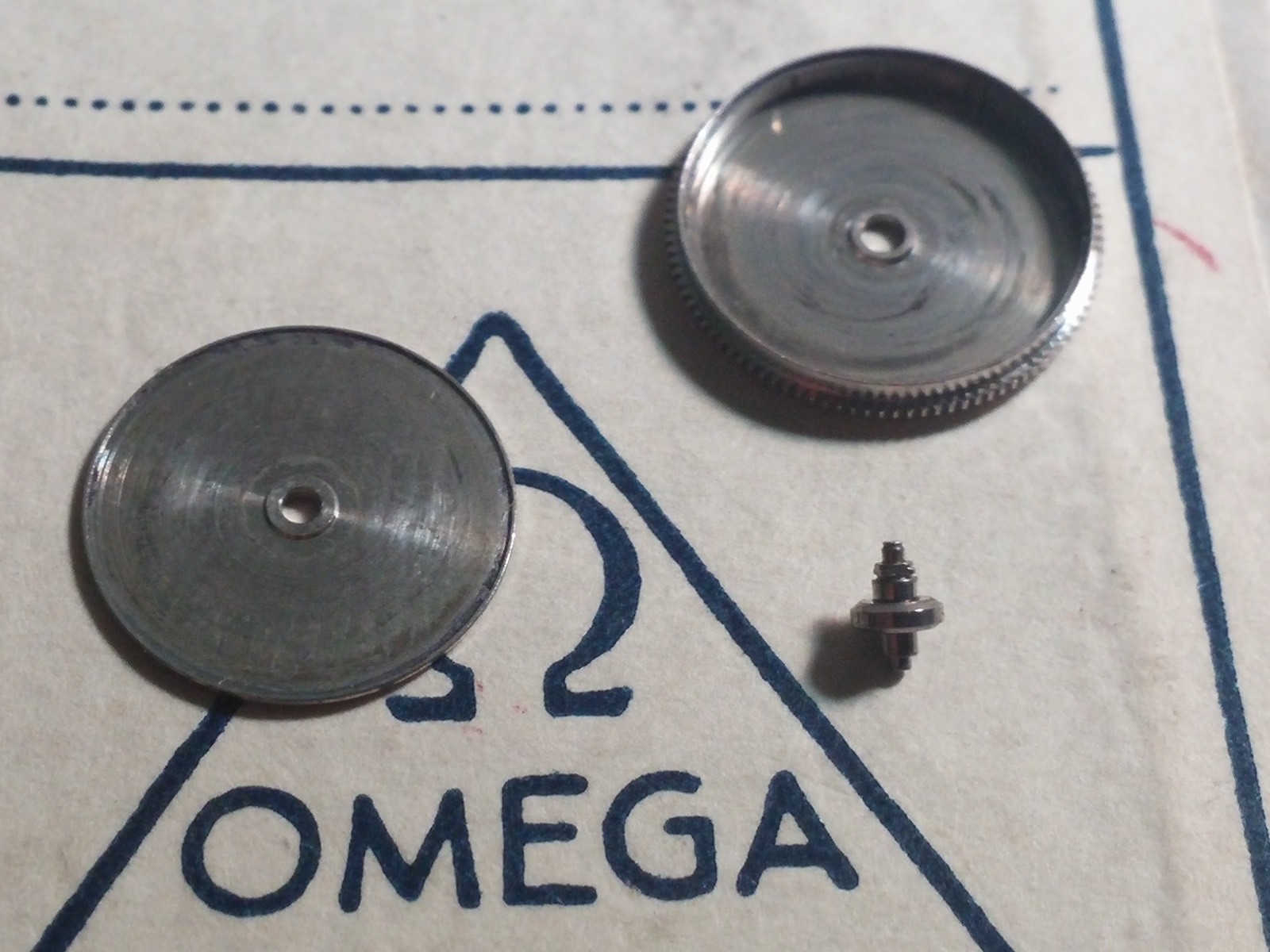 Omega 1128 1200 Barrel, Cover and Arbor, pre-owned