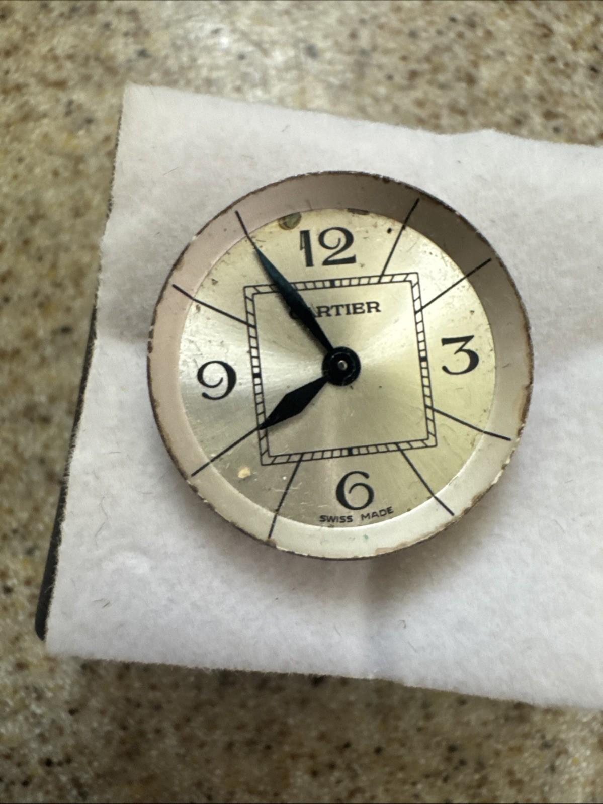 Cartier 157 Movement Dial And Hands