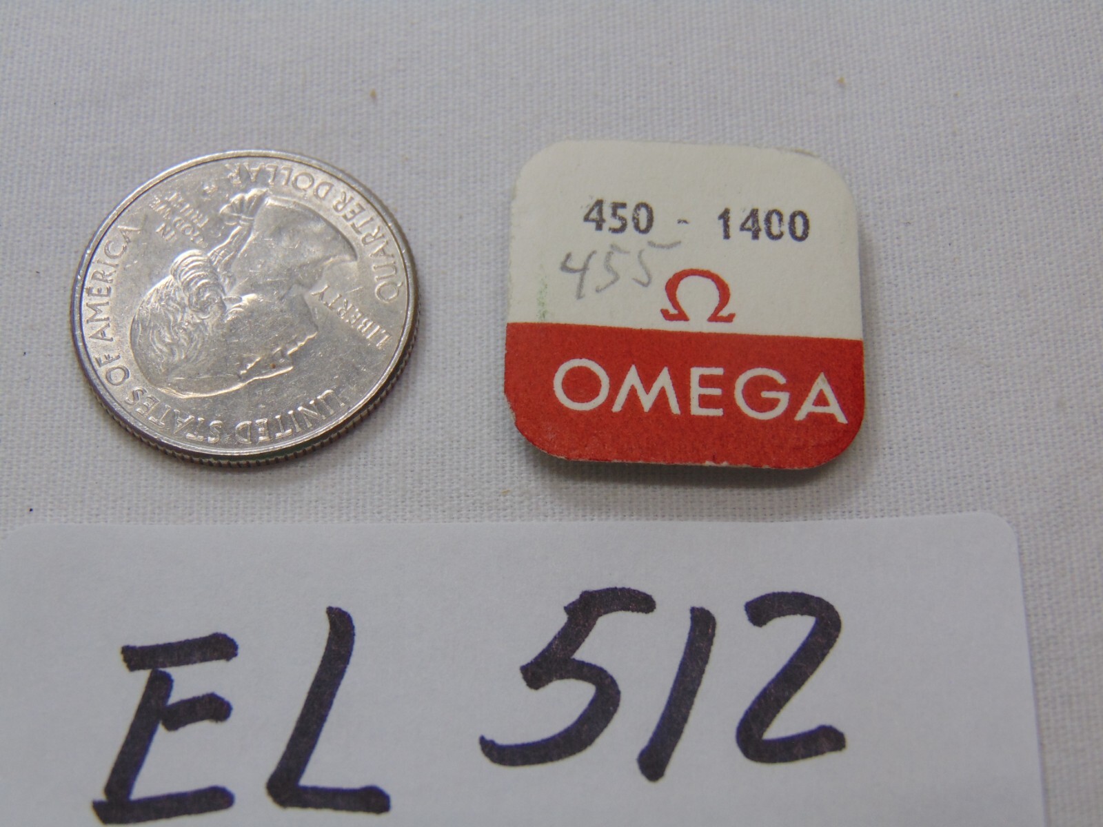 Vintage Omega Watch Part Replacement New Sealed Package 450 1400