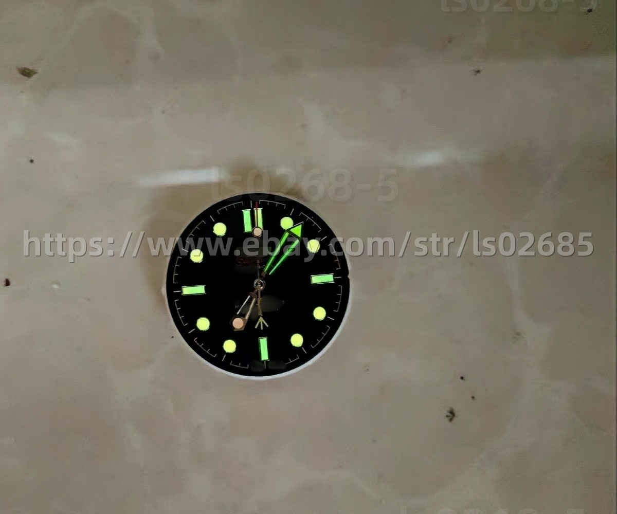 DIY SET for 8200 8215 42MM watch case + dial + hands + Rubber strap