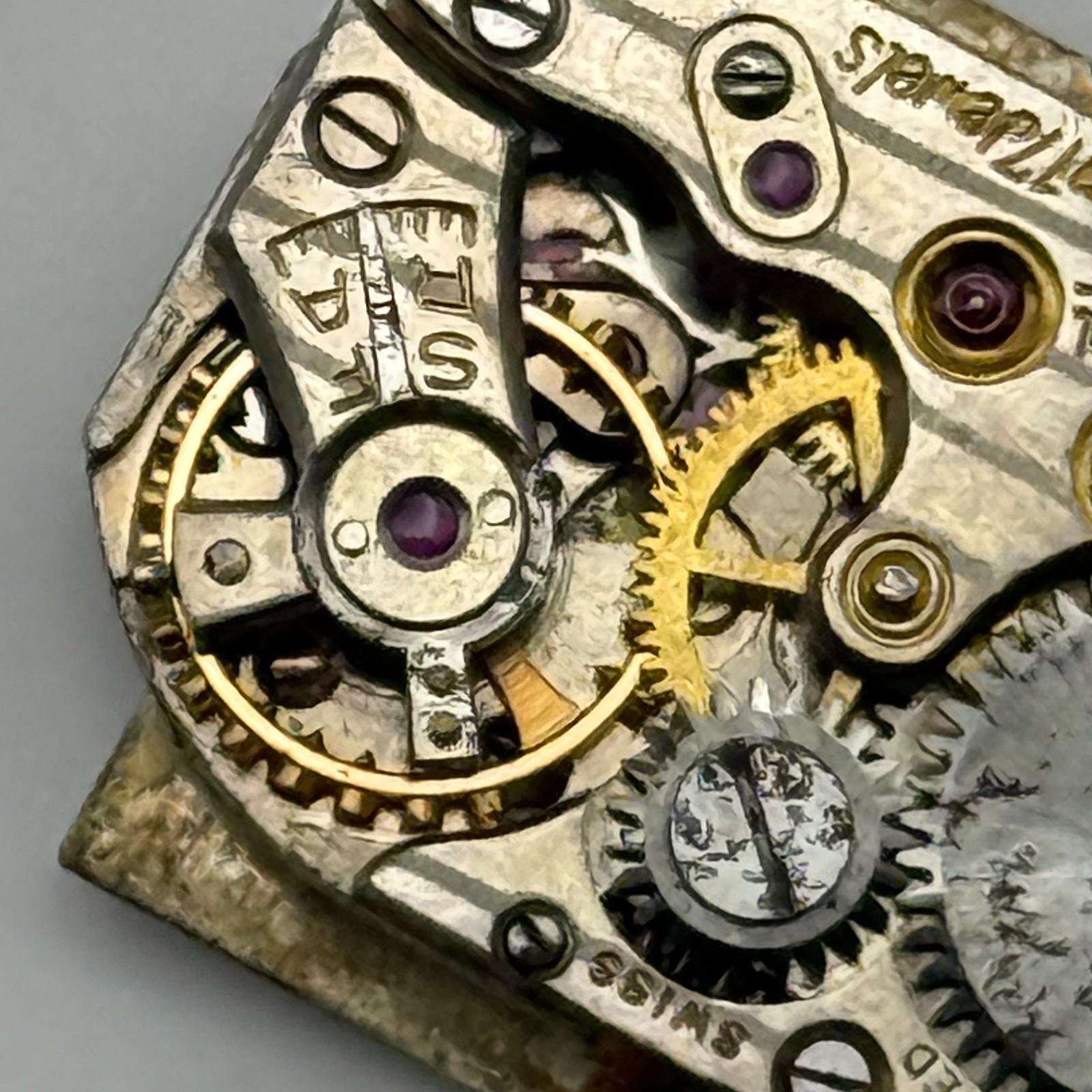 Lunesa L21 Watch Movement 17 Jewels Swiss Manual Wind Parts Repair 12.9mm