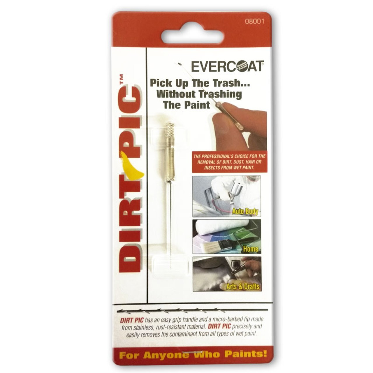 EVERCOAT Dirt-PIC 108001 Unique Tool, Used to Remove Dirt From Fresh Paint 8001