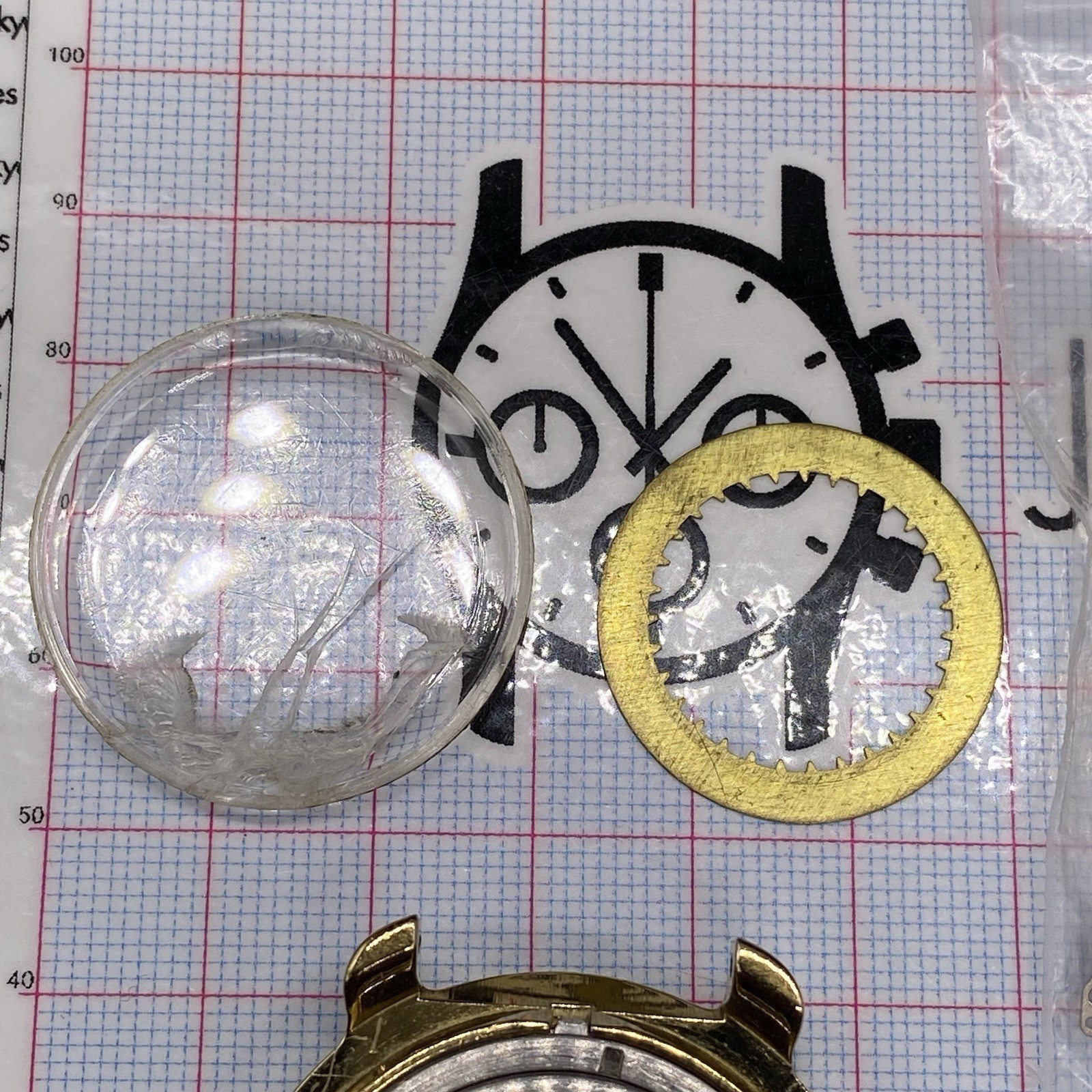 Vintage Vostok Komandirskie Submarine USSR Watch Repair Parts Spares Incomplete