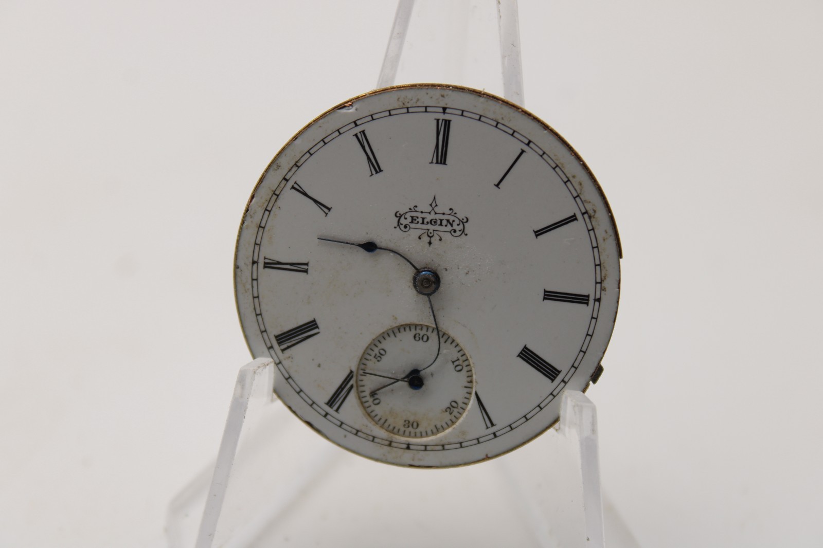 1896 ELGIN POCKET WATCH MOVEMENT 6346458 GRADE 118 6s 11j (F4F2)