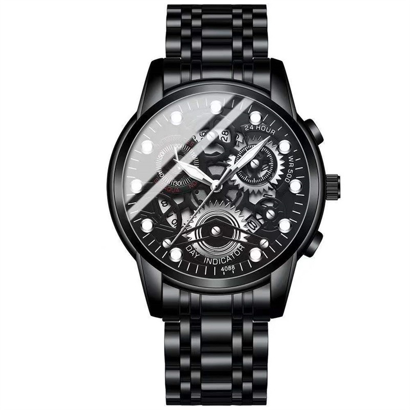 New Waterproof Men’s Watch Stainless Steel Quartz Luminous Classic Watches