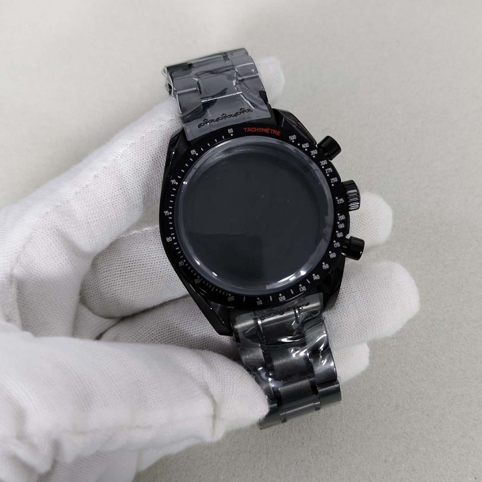 Quartz Watch Stainless Steel Case Mineral Crystal for Japanese VK63 Movement