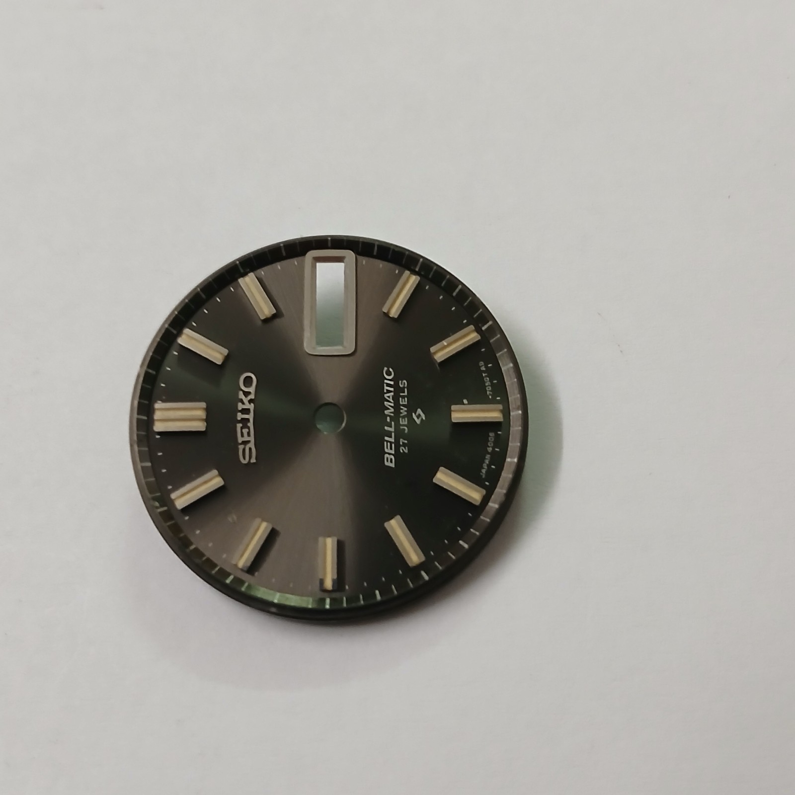 GENUINE SEIKO BELL-MATIC 27 JEWEL 4006A BLACK DIAL FOR MODEL 4006-7002