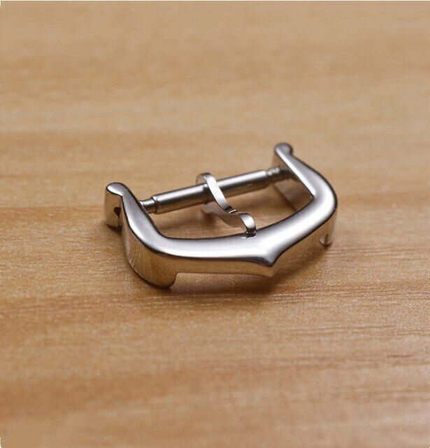 12 14 16 18mm Stainless Steel Pin Buckle For Cartier Watchbands Silver Rose Gold