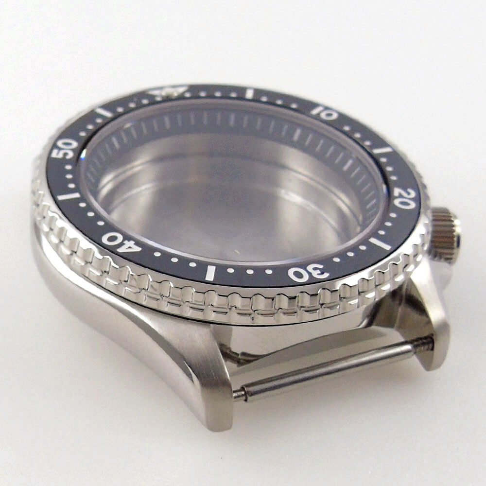 42mm Sapphire Glass Watch Case fit SKX 007 NH35 NH36 2824 200M Water Resistance