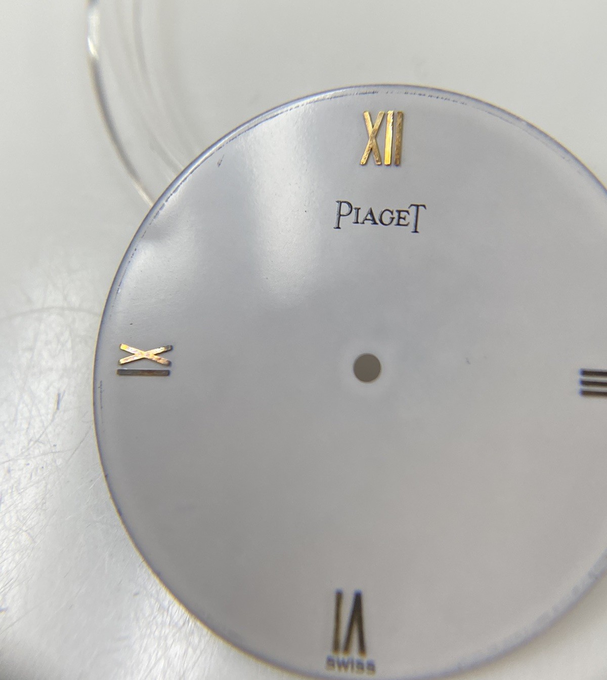 Original Piaget 8065 Cal. 857P White/Gold Roman Numeral 27mm Dial
