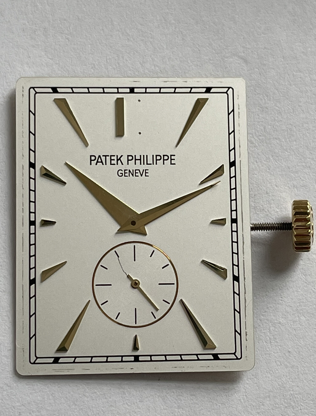 Patek Philippe 5124 Yellow Gold Gondolo dial with hands, crown 100% Authentic