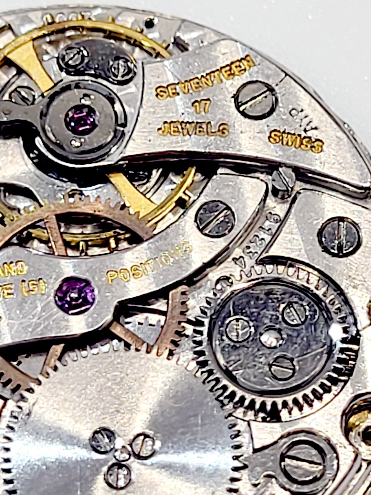 Genuine Audemars Piguet Cal 2001 Movement 18K Gold Witht Crown Hands For Parts