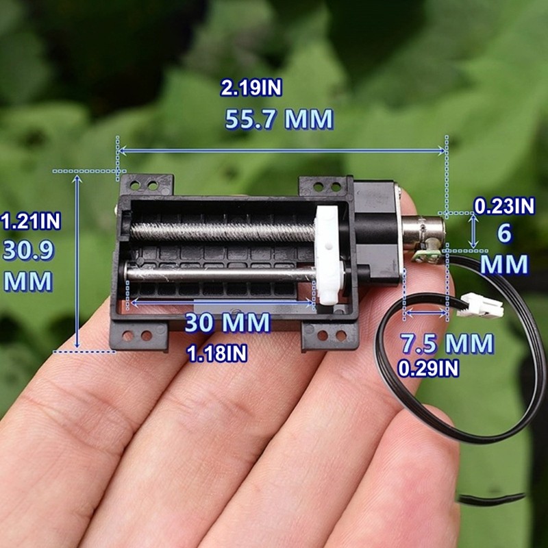 Small 6mm Planetary Reduction Steppers Motor 30mm Strokes For 3D Printing