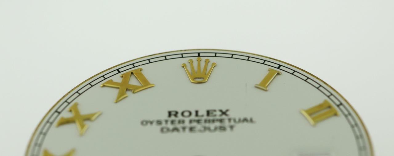 Original Men’s Rolex Datejust 41 126333 126303 Gloss White Roman Dial 2/T #K5