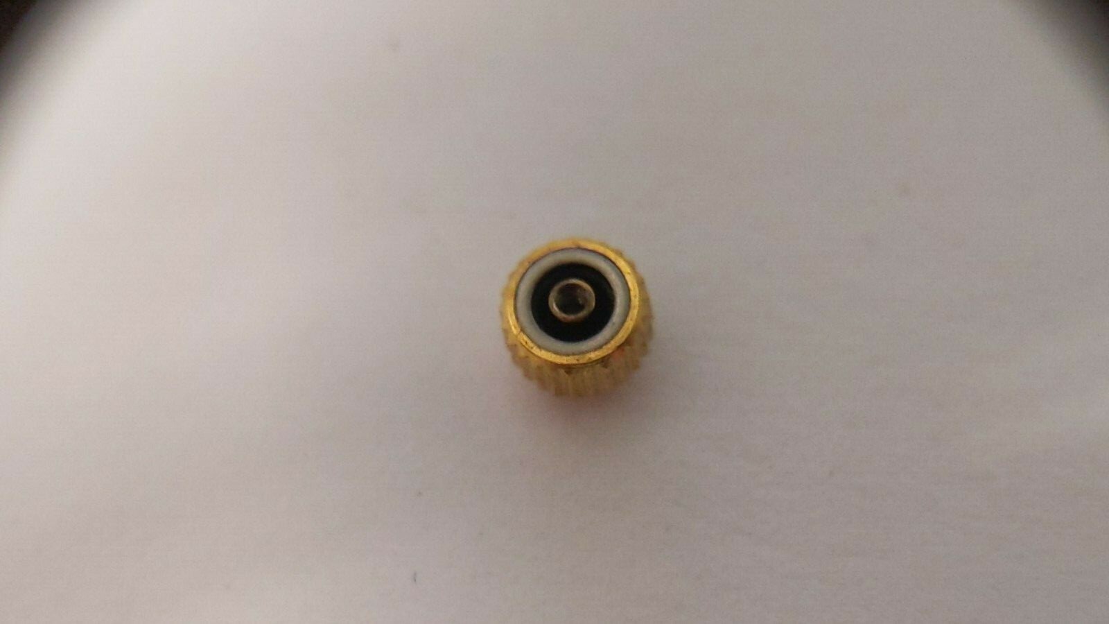 Unbranded Crown to fit Omega YELLOW 4.0 x 2.0 T10Y 1/2 Ball for watch repair