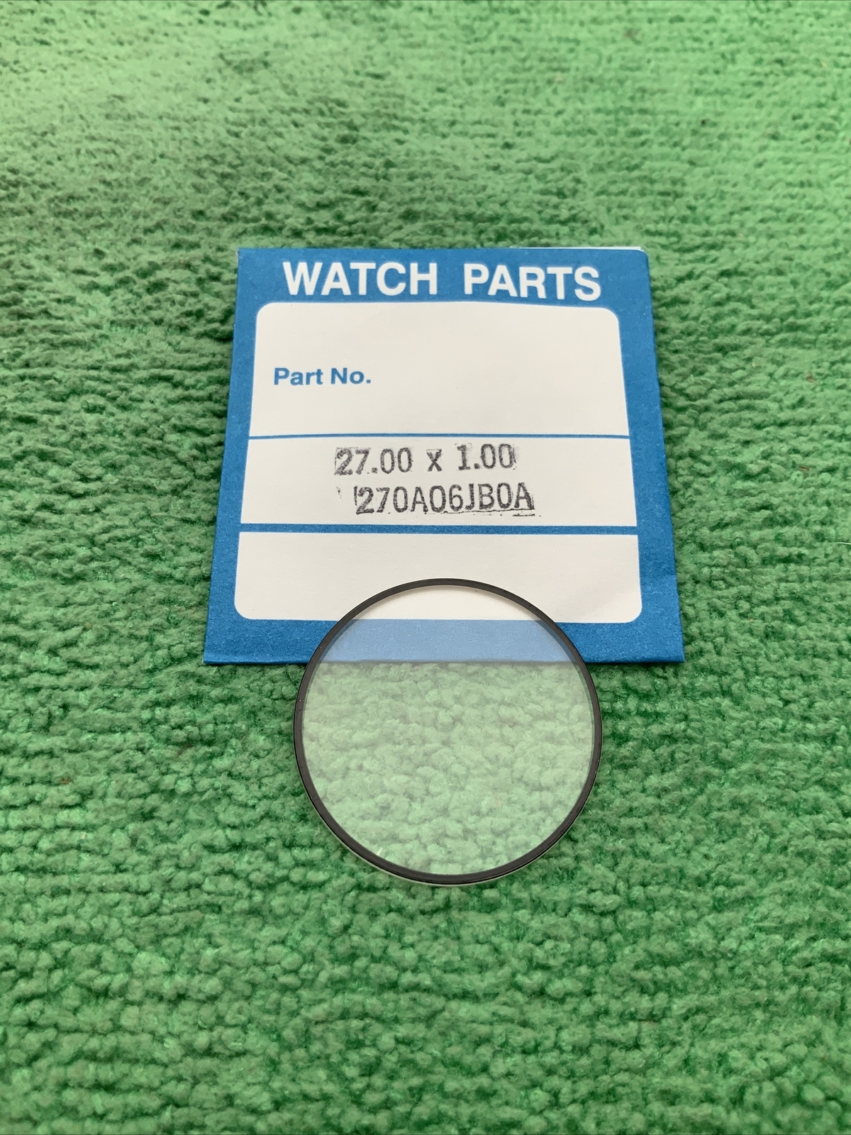 To fit Seiko 270A06JB0A, 27.00 X 1.00 Crystal New Old Stock