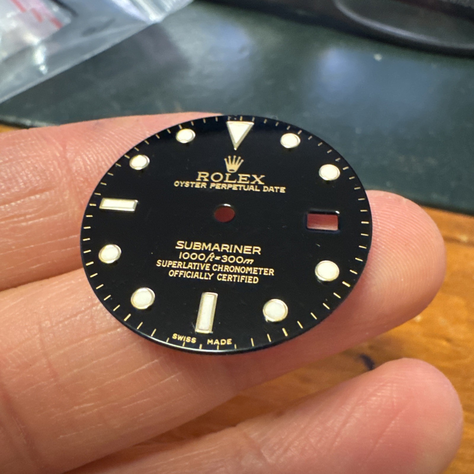 Original Rare Rolex Oyster Submariner 16618 16613 dial excellent condition SWISS