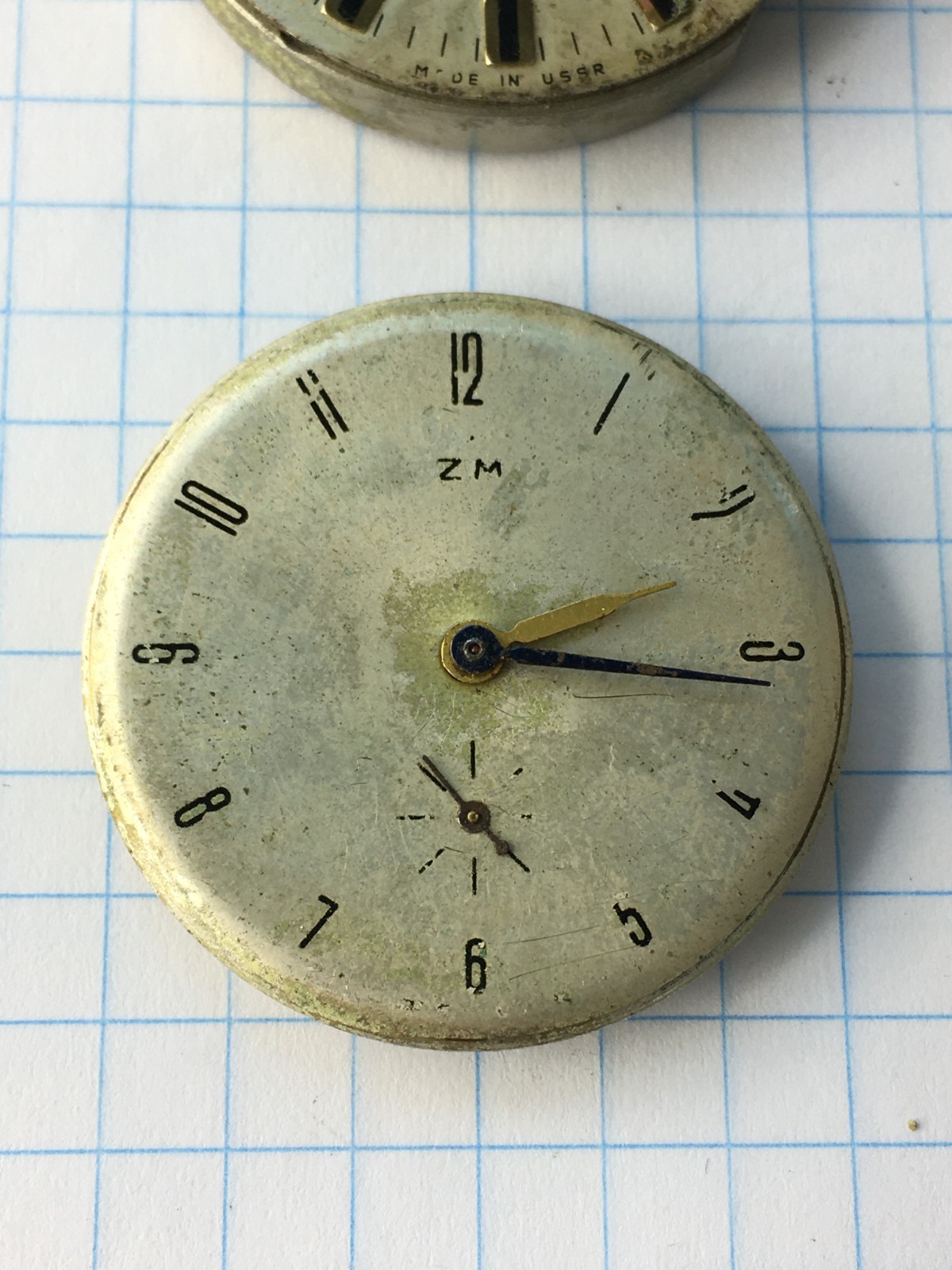 MOVEMENTS (10pcs) FOR MENS WRIST WATCH Vostok Slava etc. USSR for parts