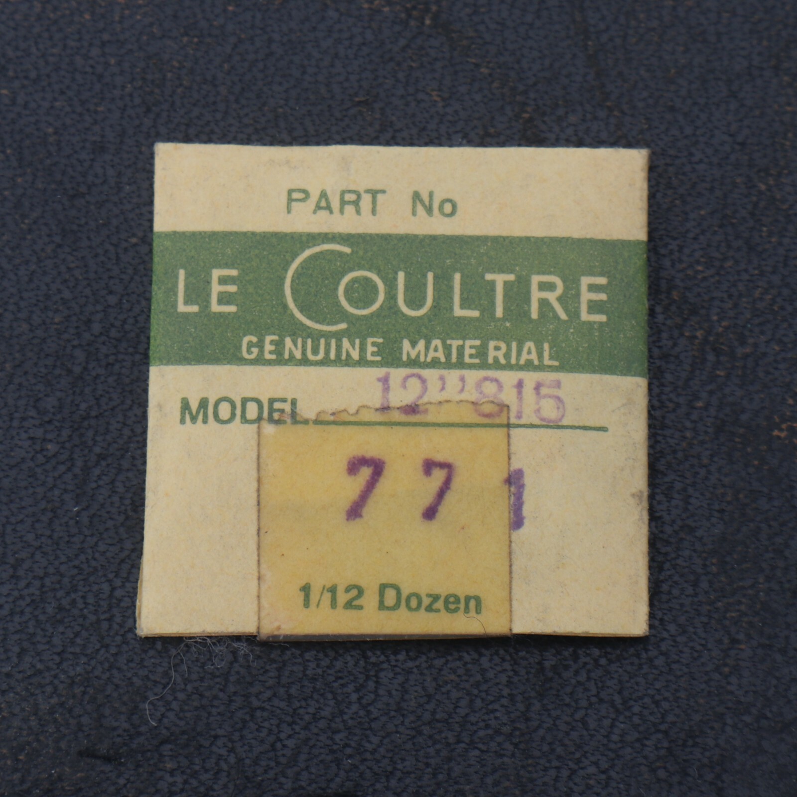 LeCoultre 815 Watch Mainspring Part New Old Stock Watchmakers NOS (G6D24)