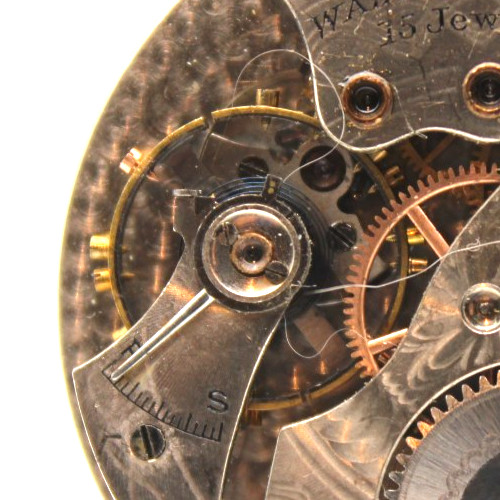 1917 WALTHAM POCKET WATCH MOVEMENT 21531327 GRADE: 220 12s 15j (EP)
