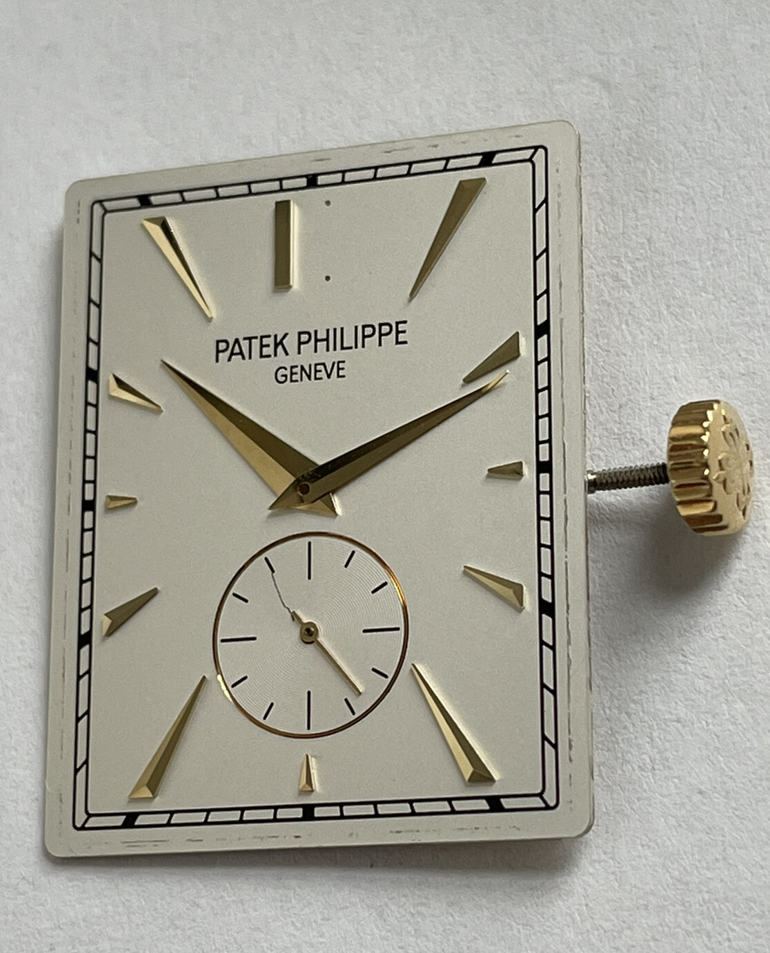 Patek Philippe 5124 Yellow Gold Gondolo dial with hands, crown 100% Authentic