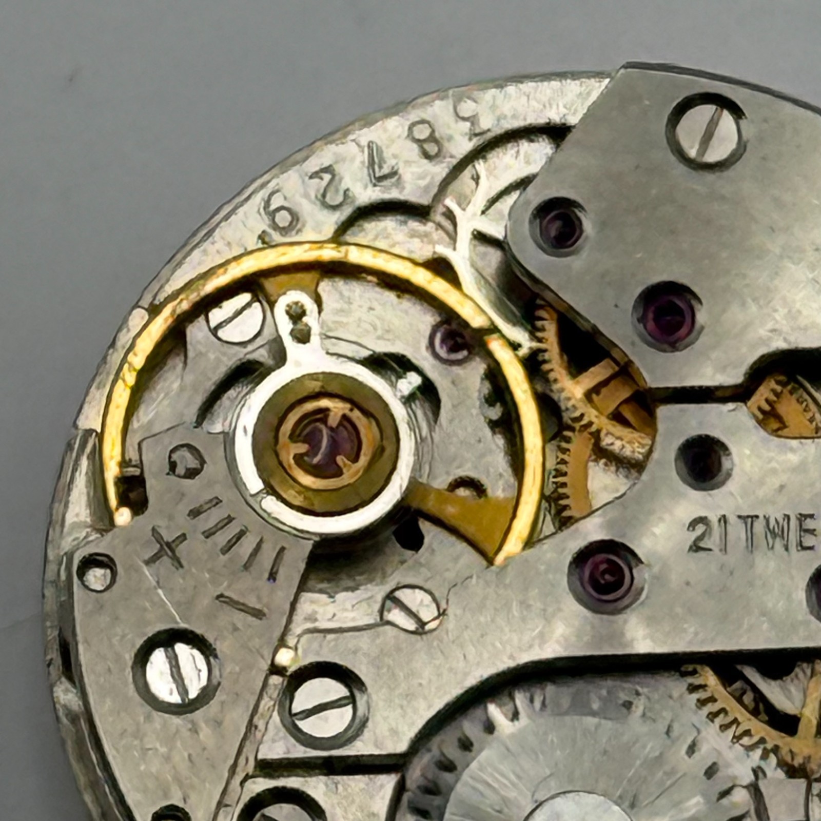 Sekonda Watch Movement 21 Jewels Shockproof Manual Wind Parts Repair 19.9mm