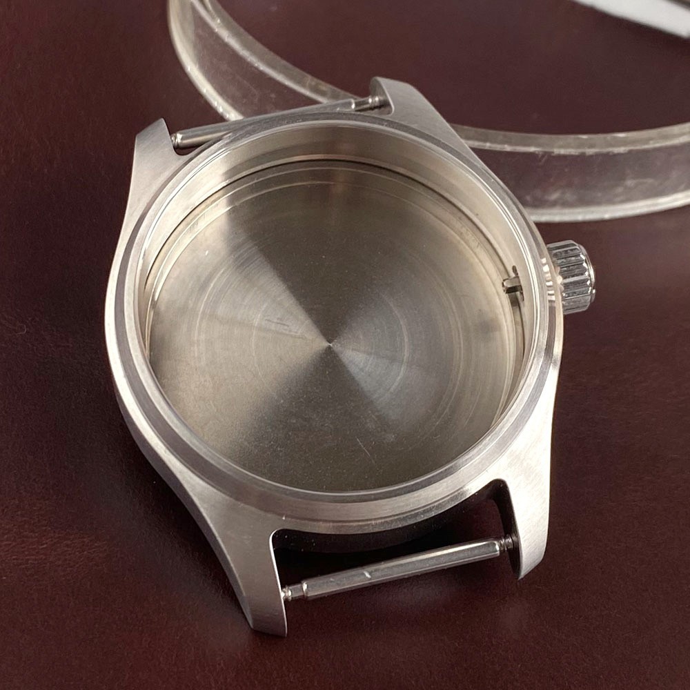 39mm Titanium/Stainless Steel 200m Diver Pilot Watch Case For NH35 ETA2824 VH31