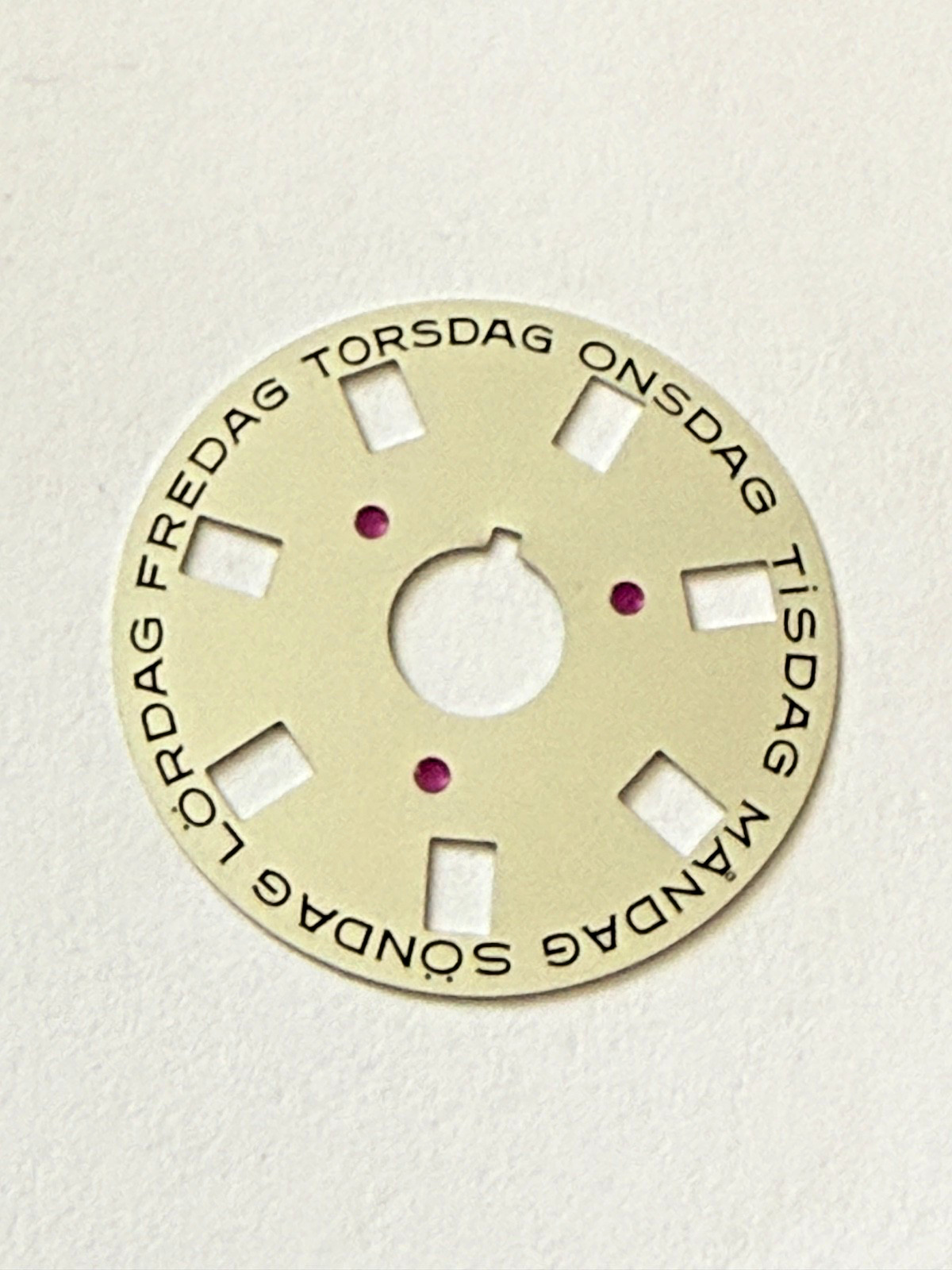 genuine Rolex watch 1556 calendar day disc 1803 champagne Sweden very rare