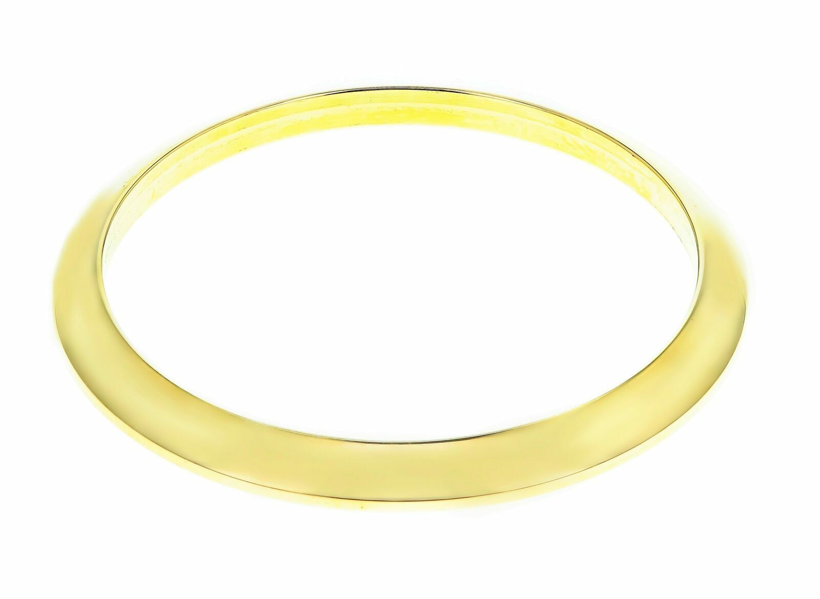 DOMED SMOOTH BEZEL FOR 36MM ROLEX DATEJUST 16013 16014 16233 16234 GOLD PLATED