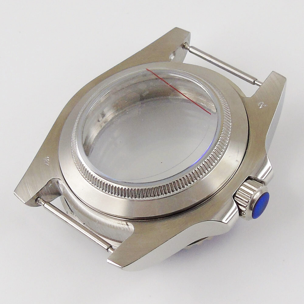 40mm Sapphire Crystal Watch Case Fit ETA2824 Miyota8215 NH34 NH35 DG2813 PT5000
