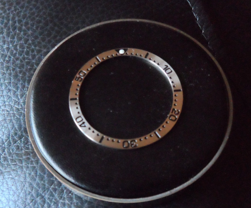 Flat Steel Bezel Instert for Seiko SKX SRPD Stainless Steel insert+Adhesive Ring