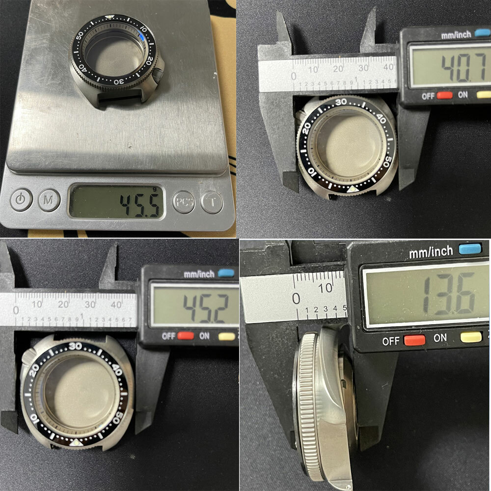 20ATM Titanium Watch Case Fit NH35 NH36 Diver Watch Sapphire Crystal AR Coating