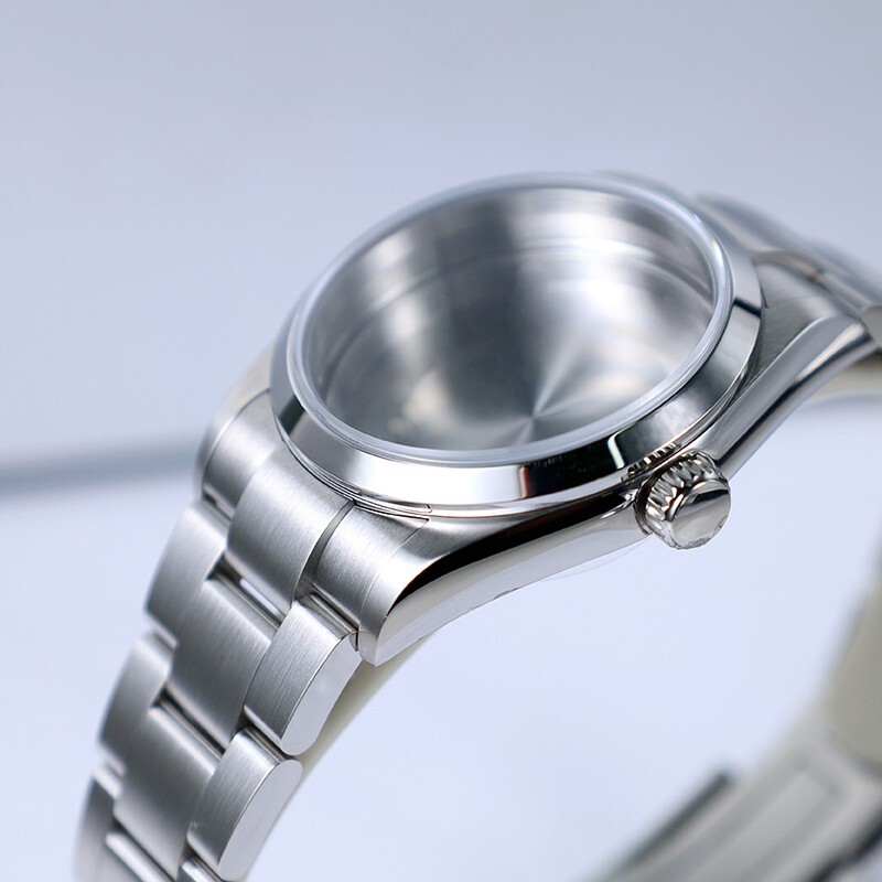 Vintage Oyster 36mm Case Sapphire Glass For NH36 Movement Quick release