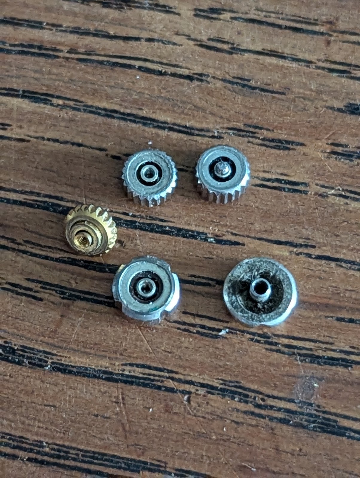 Omega Watch Crowns, Used / Damaged, for Repair, Watchmaker Parts #S815