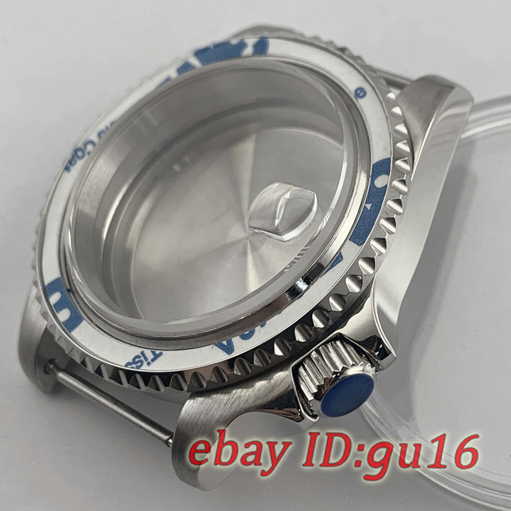 40mm Sapphire Glass 3.8 O’clock Watch Case Fit NH35 NH36 Miyota8215 ETA2836/2824