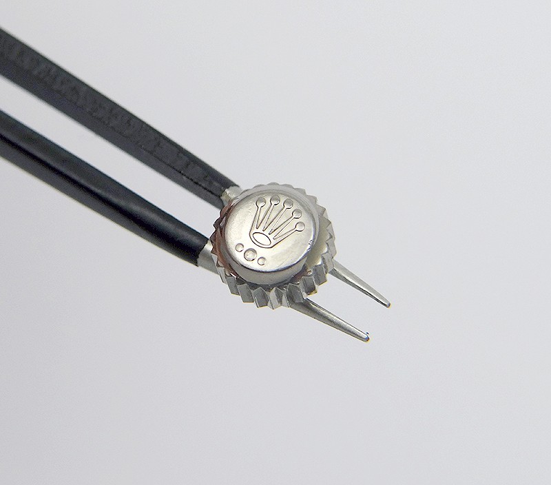 Genuine Rolex 7mm 18k White Gold Watch Crown for Submariner Daytona Models