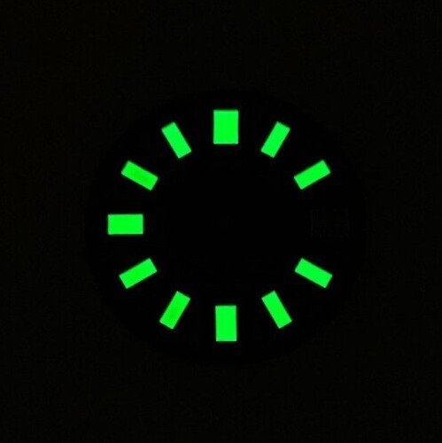 ⚪ WHITE 62MAS DIAL FOR SEIKO NH35 MOVEMENT DIAL LEGS AT 3 GLOSS FINISH NO LOGO