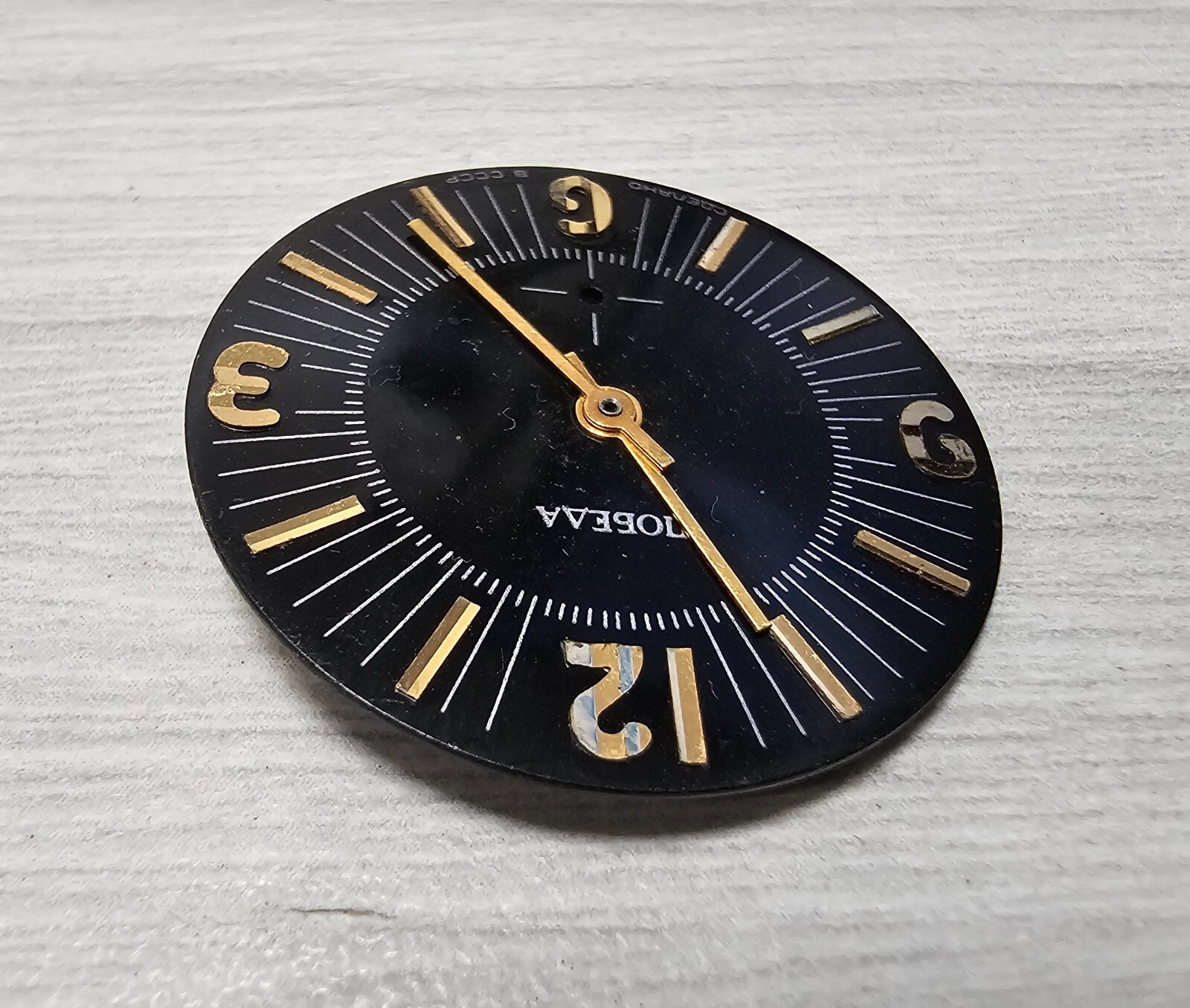 USSR Rare Black Dial Pobeda for Wristwach for Men’s Collectible Watch