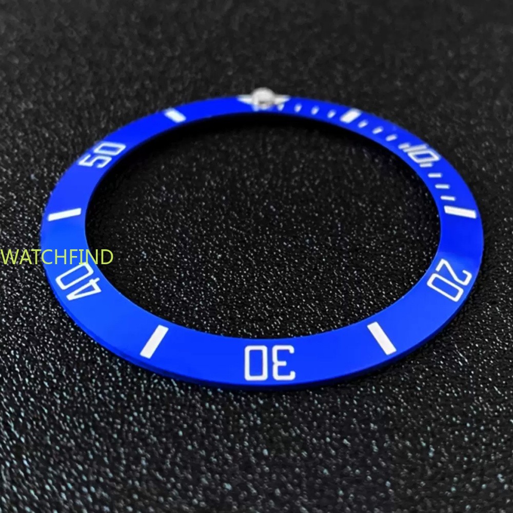Black Green Blue Sloped Ceramic Watch Bezel Insert for Sea Dweller 16600 16660