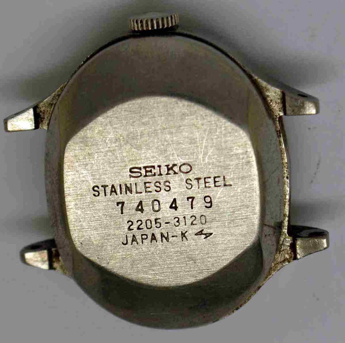 VTG SEIKO Steel Wristwatch. Ref: 2205-3120. Cal: 2205A. For Service