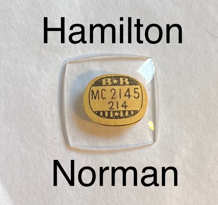 NOS Vintage Hamilton 1940s Norman Glass Watch Crystal