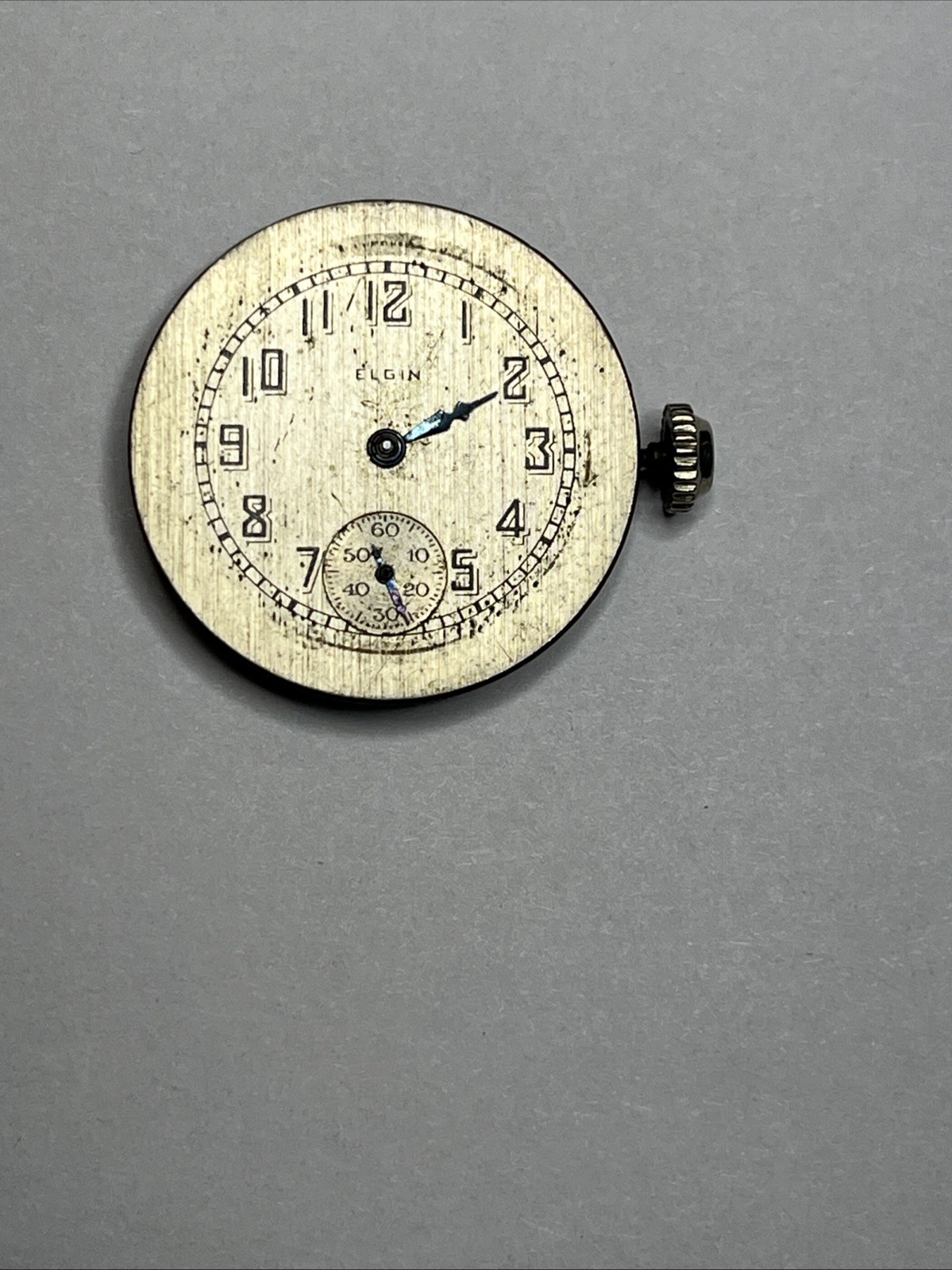 VINTAGE ELGIN WATCH MOVEMENT, CAL. 430, 7J YEAR 1924 6/0s 26884659