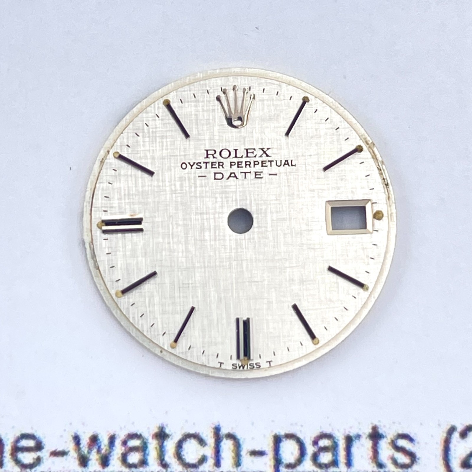 Genuine Rolex Date 26mm Lady Datejust 6917 6916 Stick Baton Silver Dial