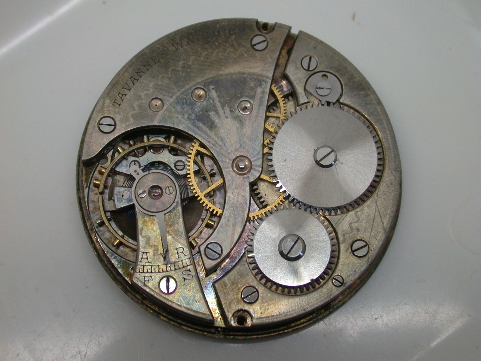 WATCHMAKERS – TAVANNES 19 LIGNE POCKET WATCH – 28MR47